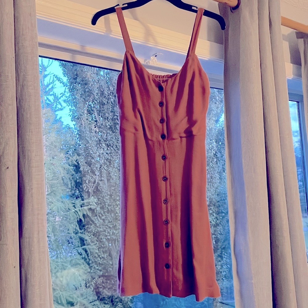 Lush button up summer dress